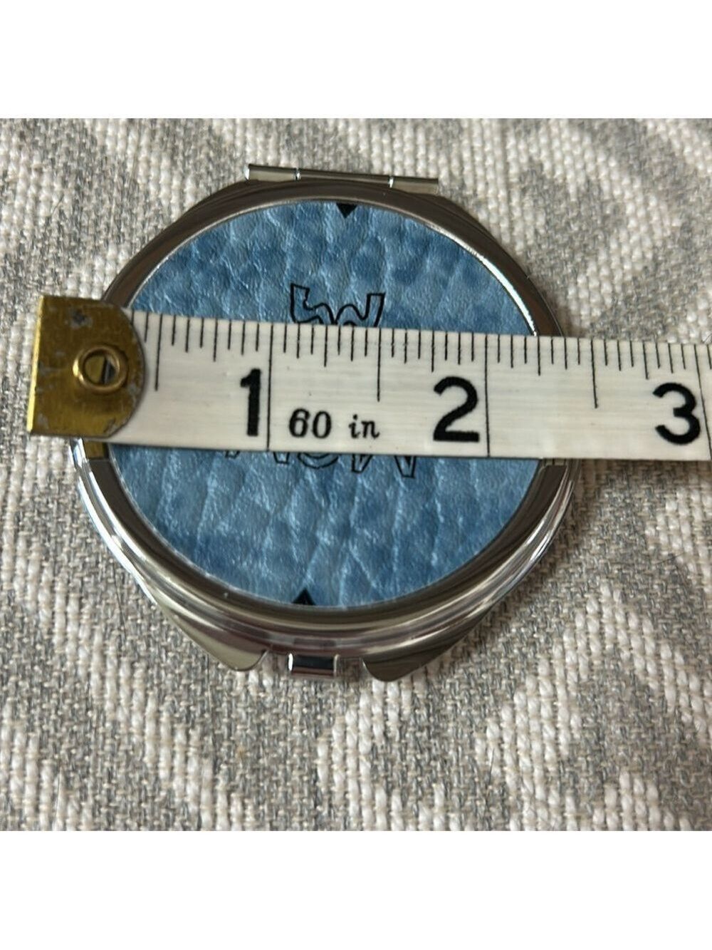 Compact Mirror Up-Cycled MCM - Picture 6 of 6